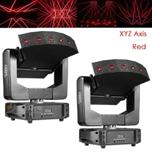 2-Pack 6-eyes Red XYZ Dj Laser Light Moving Heads DJ Disco Party Stage Lighting - Picture 1 of 16