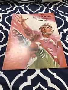 1965 Vintage Fresno State versus University of the Pacific Football Programm - Bild 1 von 3