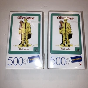 2 Stck. Büro Raum Film Poster Puzzle Arbeit saugt 500 Stck. Puzzle Blockbuster Neu - Bild 1 von 12