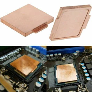 Für LGA 115X i7 CPU 6700K 7700K 8700K 9900K Mirror Pure Copper Cover - Bild 1 von 6