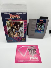 Trojan NES Nintendo completo CIB 5 viti Hangtab raro ottime condizioni!