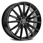 17 inch 17x8 Platinum 461BK EXODUS Gloss Black wheels rims 5x110 +35