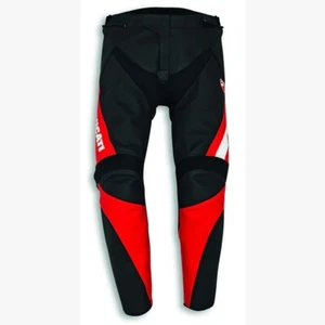 Ducati Pantaloni in pelle da moto Uomini e donne Pantaloni sportivi da corsa - Imagen 1 de 3