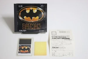 BATMAN PC Engine HuCARD Game Software (Sunsoft, 1989) Complete In Box from Japan - Picture 1 of 18