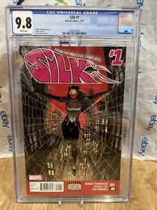 SILK 1 (2015) DAVID JOHNSON CGC 9.8  pages 1st print solo series GRADED COMIC - Picture 1 of 3