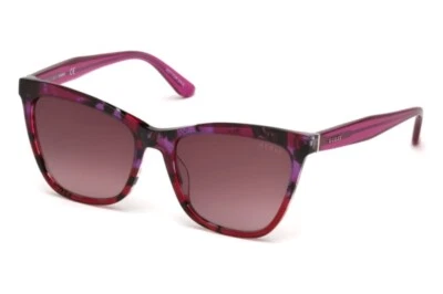 Gafas de sol Guess GU7520 83Z púrpura Habana plástico ojo de gato marco 56-17-140 SD* Foto 1 de 2