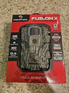 StealthCam Fusion X 26Mp Verizon Cell Game Camera and 4 in 1 Sd Card Reader.