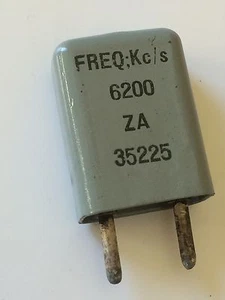 VINTAGE SAMMLER XWD CRYSTAL 6200 Kc/s ATE &CO ZA35225 JUNI 1956 fd7L11 - Bild 1 von 2