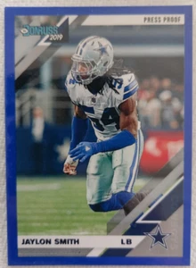 2019 Donruss Jaylon Smith #79 Press Proof Blue Parallel Cowboys NFL - Bild 1 von 2