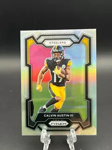 2023 Panini PRIZM #255 Calvin Austin III Silver Prizm Pittsburgh Steelers - Foto 1 di 2