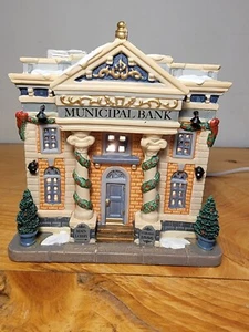 ~RARE~ 2016 LEMAX "MUNICIPAL BANK" #65082 ~MINT~ - Picture 1 of 12
