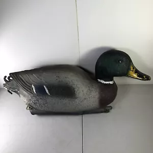 Vintage CARRY-LITE Mallard Drake Duck Decoy Made in Italy for North America 23" - Picture 1 of 12