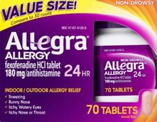 Allegra Allergy 24 HR Relief Tablets 180mg 70 tablets, Exp 11/24