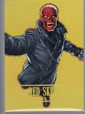 Marvel Fleer Ultra Avengers 2022 Gold [200] Medallion Chase Card M-33 Red Skull