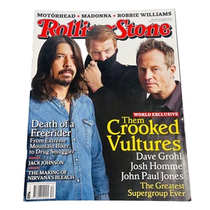 Them Crooked Vultures - Rolling Stone Magazine Issue 697 December 2009 - Picture 1 of 9