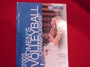 20003 NCAA Women's Volleyball Championships Program - Division III Regionals - Picture 1 of 1