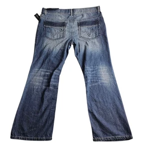 INC International Concepts Jeans Copenhagen Slim Bootcut Men 40x30 Sanded NWT - Picture 1 of 15