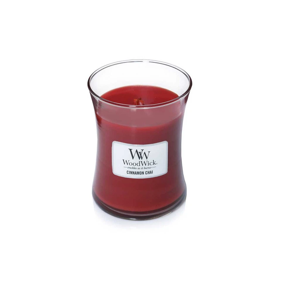 WoodWick Kerze Sanduhr Media Mittel Jar Cinnamon Chai ) - Bild 1 von 1