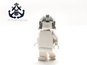 LEGO 1990s Ninja Minifigure Light Gray Helmet Samurai Headgear 30175 6093 6089