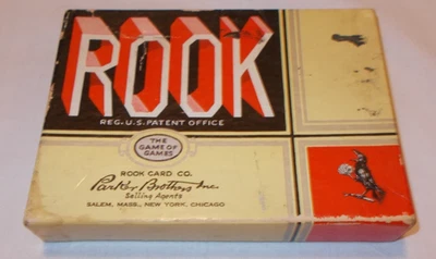 Vintage ROOK 1934 Red Card Game 1 Deck COMPLETE NICE Parker Brothers - Image 1 of 4