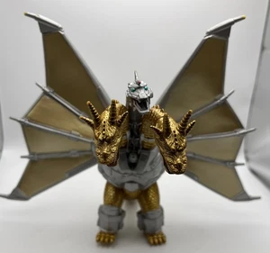 1998 2009 BANDAI 7" MECHA KING GHIDORAH figurina vinile VINTAGE GODZILLA - Foto 1 di 15