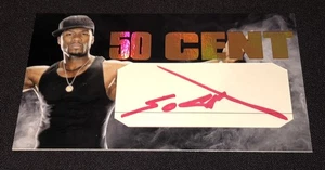 50 Cent signed Autogramm Custom Cut Karte JSA COA Auto Rapper viele Männer - Bild 1 von 2