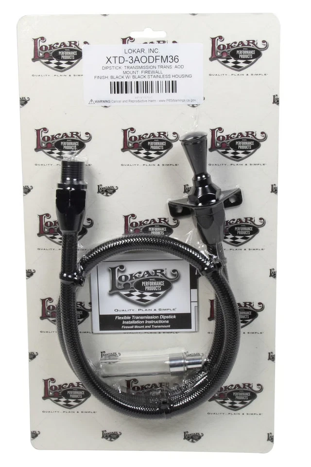 Lokar XTD-3AODFM36 Hi-Tech Transmission Dipstick - Firewall Mount - Flexible - - Image 1 of 1