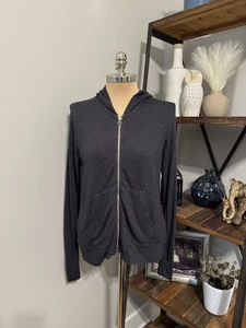 Sundry X Cake Park City Full Zip Hoodie SZ 2 Womens Sweatshirt Lyocell Blend USA - Picture 1 of 9