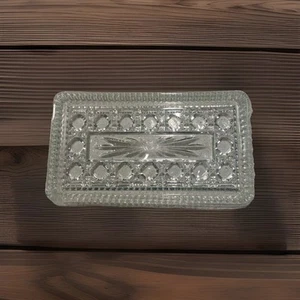 Vintage Indiana Glass Royal Brighton Cranberry Tray 8.5” - Picture 1 of 2