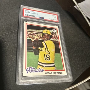 Omar Moreno 1978 Topps #283 PSA 7 PITTSBURGH PIRATES - Picture 1 of 2