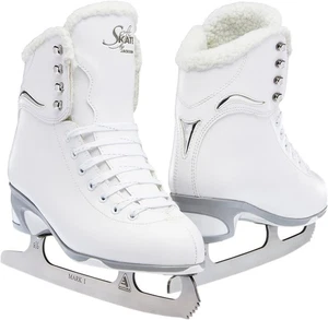 Jackson Ultima Finesse Women's/Girls Figure Ice Skates Adult Size 9 - White - Picture 1 of 20