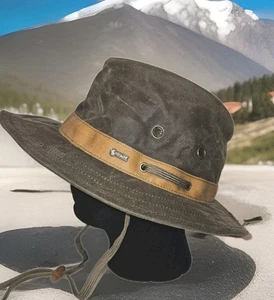 NWT Outback Trading Company Oilskin Willis Hat Breathable UV Protection XL - Picture 1 of 10
