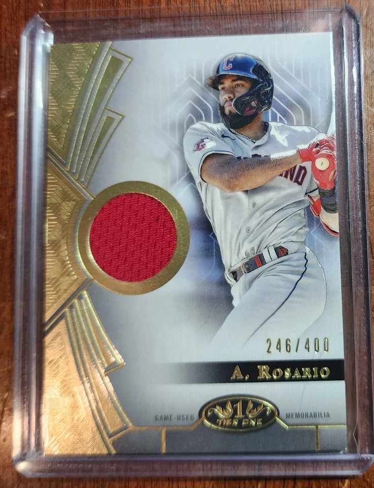 Amed Rosario Game-Worn Jersey 2023 Topps Tier One Certified 246/400 #T1R-ARO - Image 1 of 2