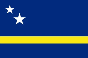Curacao Flagge Vinyl Aufkleber Auto Van Fenster Wand Stoßstange Laptop Fußball Karibik - Bild 1 von 1