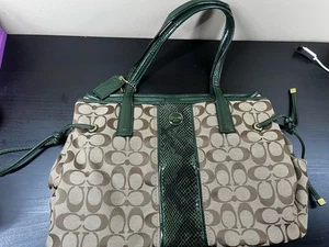 Coach Signature Python Stripe (Slightly Damaged) - Picture 1 of 11