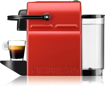 B-Ware Nespresso Krups Inissia XN1005 Kapselmaschine 19 Bar Kirschrot - Bild 1 von 4