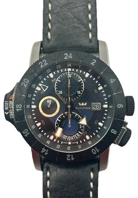 45mm Glycine Airman Airfighter Automatic Chronograph 3921.2 - image 1 of 4