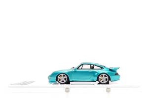 Make Up Vision 1:43 Porsche 911 Turbo S (993) in Ocean Jade Metallic (VM113F) - Picture 1 of 9