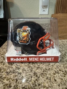 Riddell Atlanta 404 Custom Mini Helmet CFP Orange Bowl Edition-Rare-New In Box - Picture 1 of 6