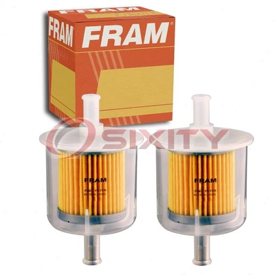 Filtros de combustible FRAM de 2 piezas para bomba de gas satélite Plymouth 1965-1966 línea aire af Foto 1 de 4