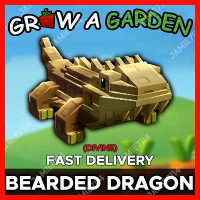BEARDED DRAGON | CHEAPEST |🪴Grow a Garden ‼️FAST & EASY DELIVERY‼️ - Image 1 of 4