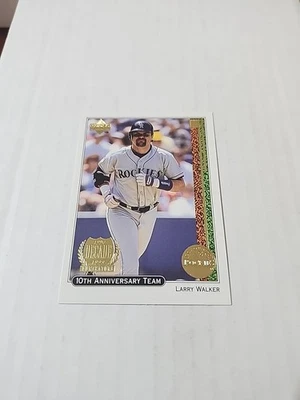 1999 Upper Deck - 10th Anniversary Team Larry Walker #X29 - Image 1 of 2