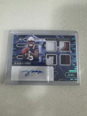 2024 Panini Absolute Joe Milton III Rookie Patch Auto RPA #RPMA-JMN /49 - Image 1 of 2