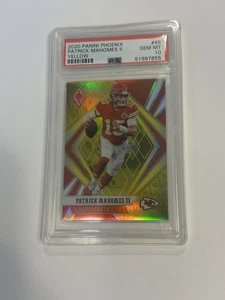 Patrick Mahomes II 2020 Panini Phoenix Yellow #45 PSA 10 Kansas City Chiefs/75 - Imagen 1 de 3