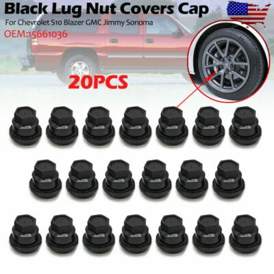 Tapas de cubierta de tuerca central de rueda de 20 piezas para Chevrolet S10 Blazer GMC Jimmy Sonoma Foto 1 de 4