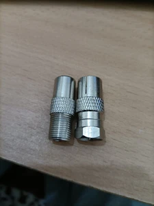 ADATTATORE PRESA FEMMINA - TV F COASSIALE ANTENNA TYPE f IEC F connettore cavo - Foto 1 di 3