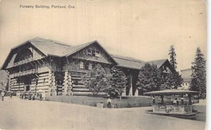 Postal O: Edificio Forestal, Portland, Oregón, Antiguo DB 1910 - Imagen 1 de 2