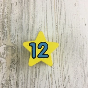 Melissa & Doug Shape Sorting Clock Replacement Piece Number 12 Star - Picture 1 of 3