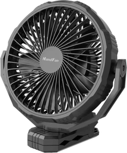Golf Cart Fan-10000Mah Portable Clip on Fan Rechargeable Battery Operated, 8 Inc - Picture 1 of 8