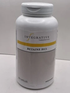 Integrative Therapeutics Betaine HCL 250 Capsules - NEW! - Picture 1 of 4